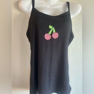 Hand sewn cherry tank top